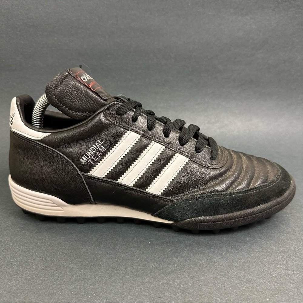 Adidas Mundial Team 019228 Turf Black White Soccer Football Shoes Men’s Size 8